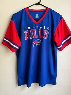 Buffalo Bills NFL Team Apparel Jersey Shirt Youth XL 18 Blue Red Football Jersey